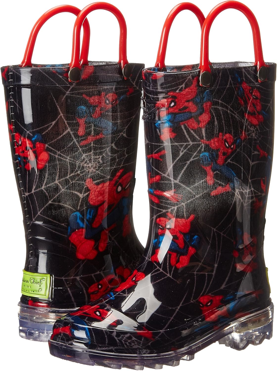 spiderman light up boots