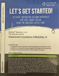 MindTap Marketing, 1 term (6 months) Printed Access Card for Pride/Ferrell's Foundations of Marketing, 7th