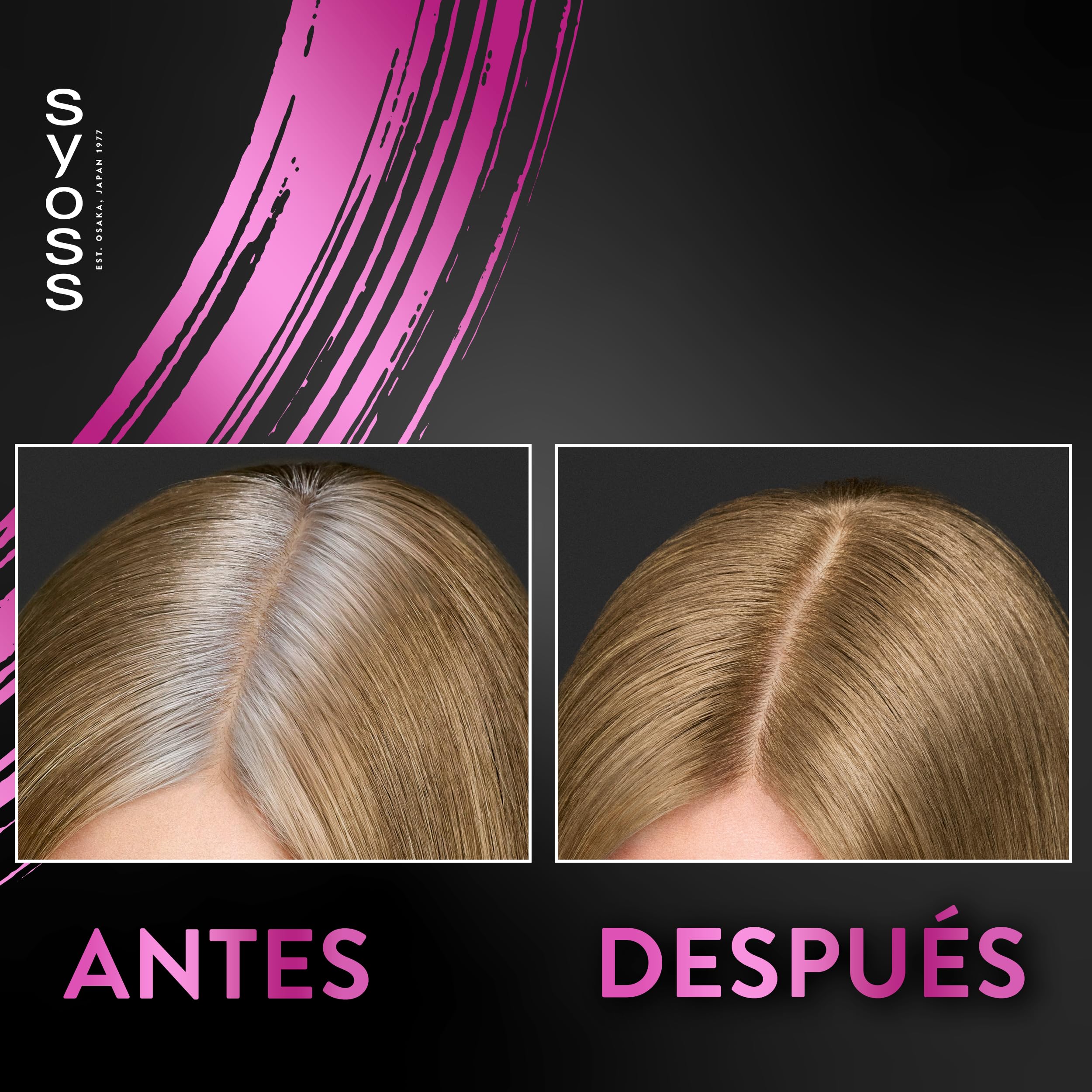 SYOSS Root Retouch Retoca Retoca tymczasowy kolor ciemnego blondu (1 x 120 ml), retuszer do włosów i włosów z natychmiastowym kryciem, tymczasowa koloryzacja włosów, zestaw 3 szt