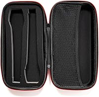 Vista 4 de Fabricko - Funda de viaje para micrófono inalámbrico dual, funda rígida de EVA, protectora, a prueba de golpes, impermeable para exteriores