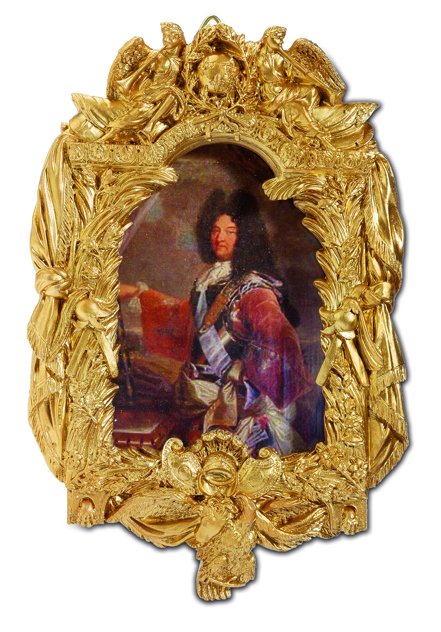 Hyacinth Picture Frame for Louis XIV Portrait by Le Canvas 16/11.5/2 cm