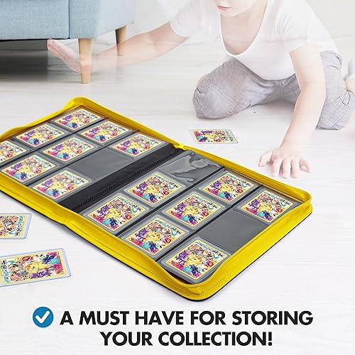 Miniatura 5 de FunGuys Toploader - Carpeta de almacenamiento para tarjetas, 252 carpetas con 9 bolsillos superiores, colección de tarjetas para Yugioh, MTG, TCG,