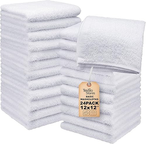 Miniatura 19 de Toallas de baño básicas medianas de 24 x 48 pulgadas, paquete de 6, color gris, suaves y absorbentes, toallas de algodón multiusos para baño, spa