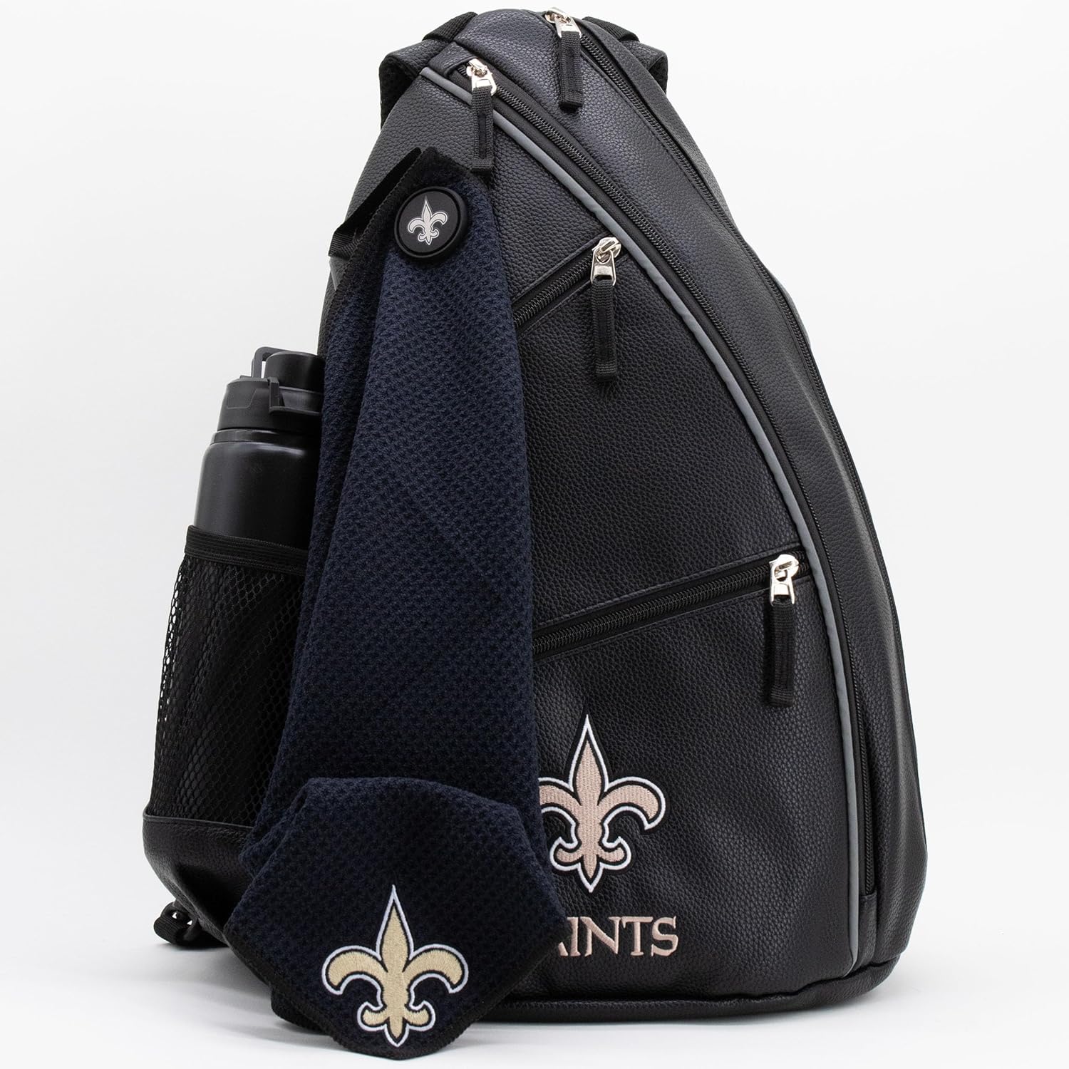 Team Golf PU Leather Backpack, Multi Team Colors, Large