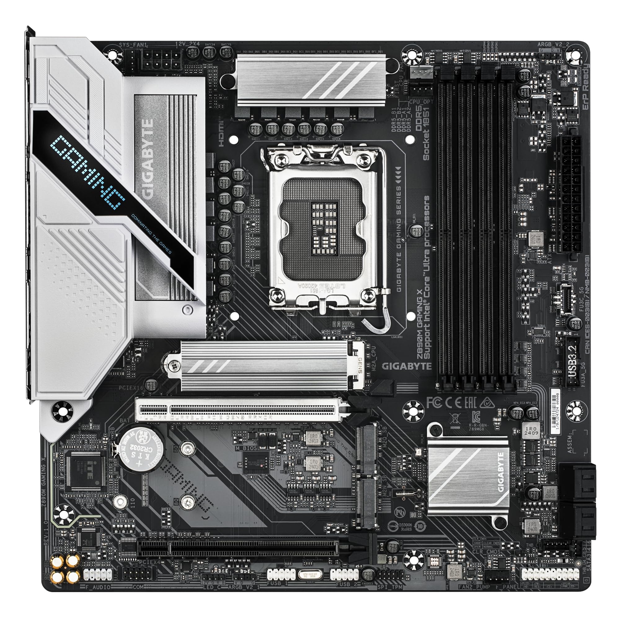 Amazon.com: GIGABYTE Z890M Gaming X Motherboard - Supports