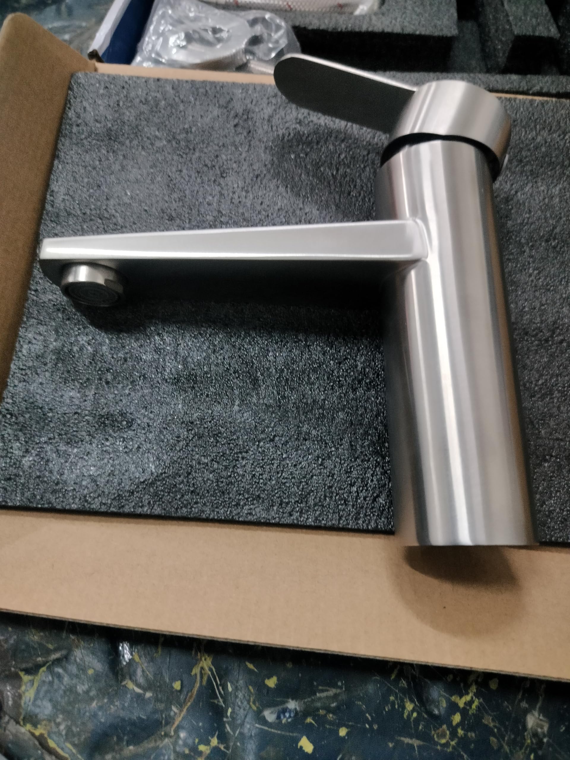 Single Lever Mixer Brushed