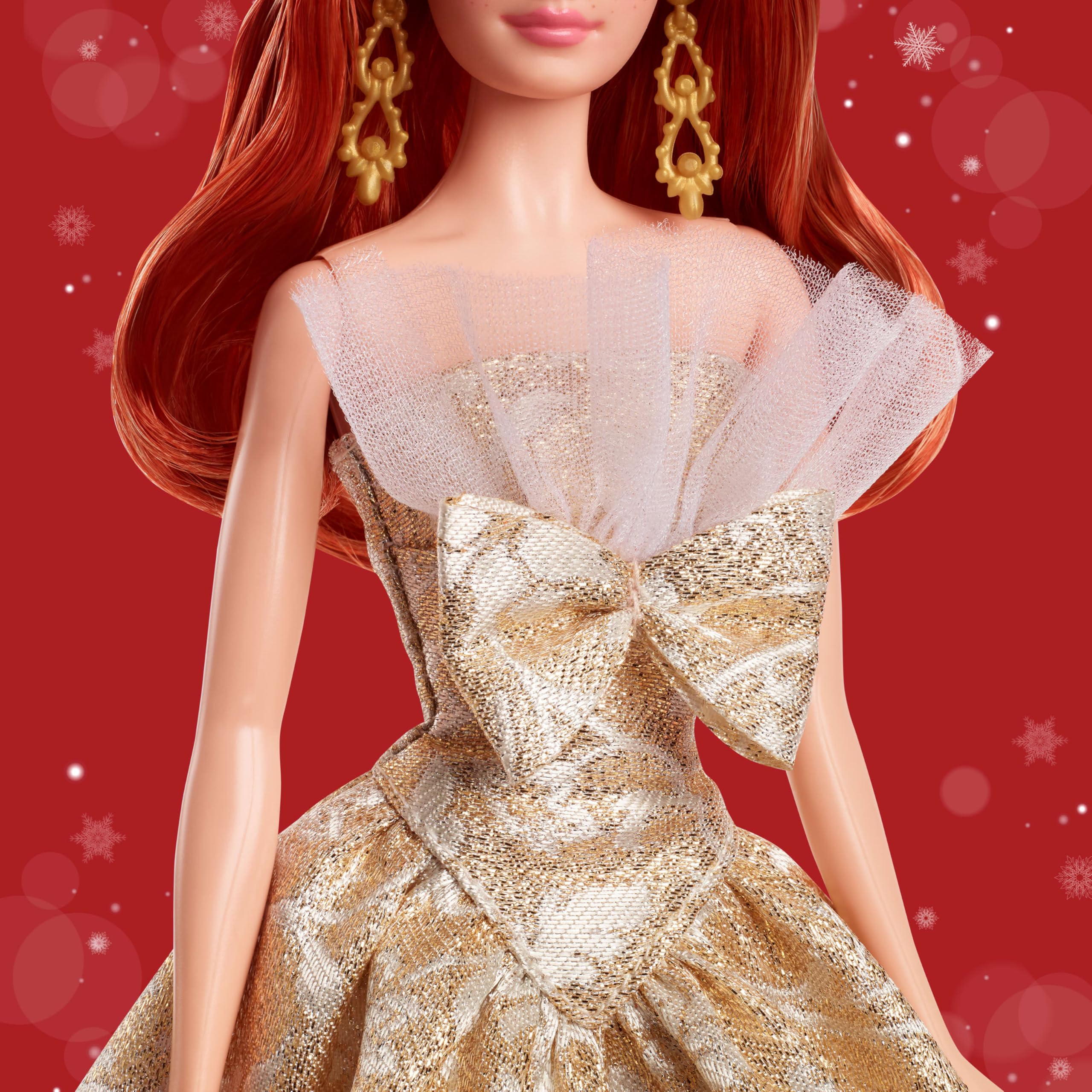Amazon.com: Barbie JBH99 Holiday Barbie Red Hair Signature Black Dress-up Doll and House, Pretend Play, for Ages 6 and Up, Gold : Toys & Games Amazon.com: Barbie JBH99 Holiday Barbie Red Hair Signature Black Dress-up Doll and House, Pretend Play, for Ages 6 and Up, Gold : Toys & Games