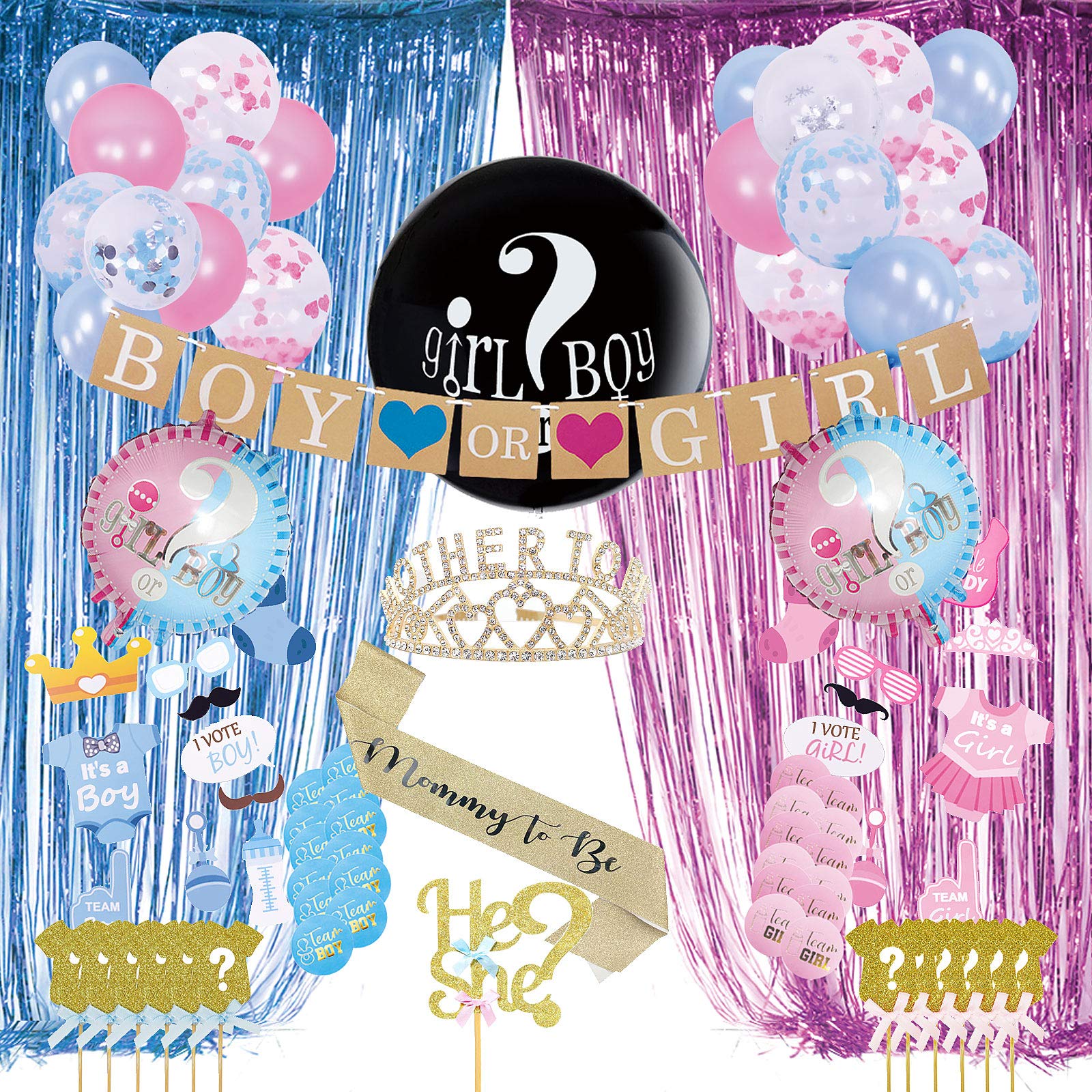 Buy Gender Reveal Party Supplies Baby Gender Reveal Decorations 