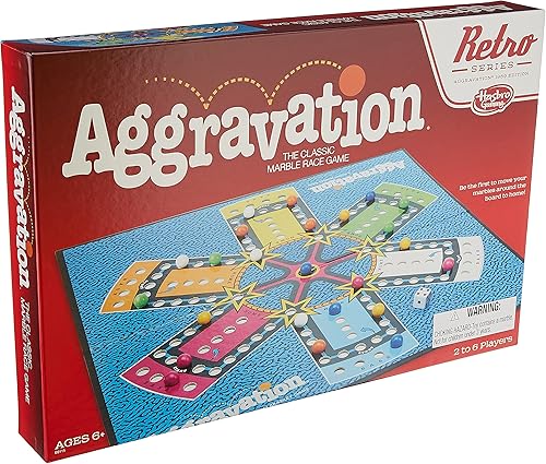 Hasbro Gaming Aggravation Game Retro Series 1989 Edition Tienda Exclusive