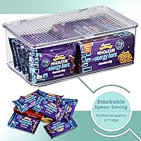 Vista 3 de Contenedores de almacenamiento de despensa con tapas con bisagras