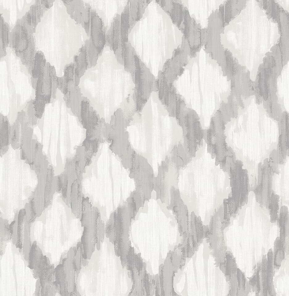 Amazon.com: peel and stick silver wallpaper