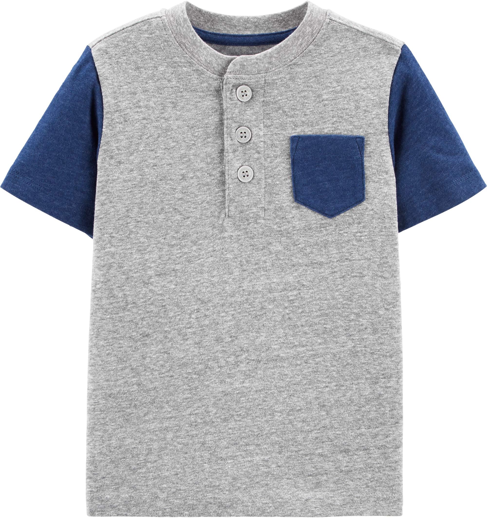 OSHKOSH B'GOSH Boy's Short Sleeve Henley