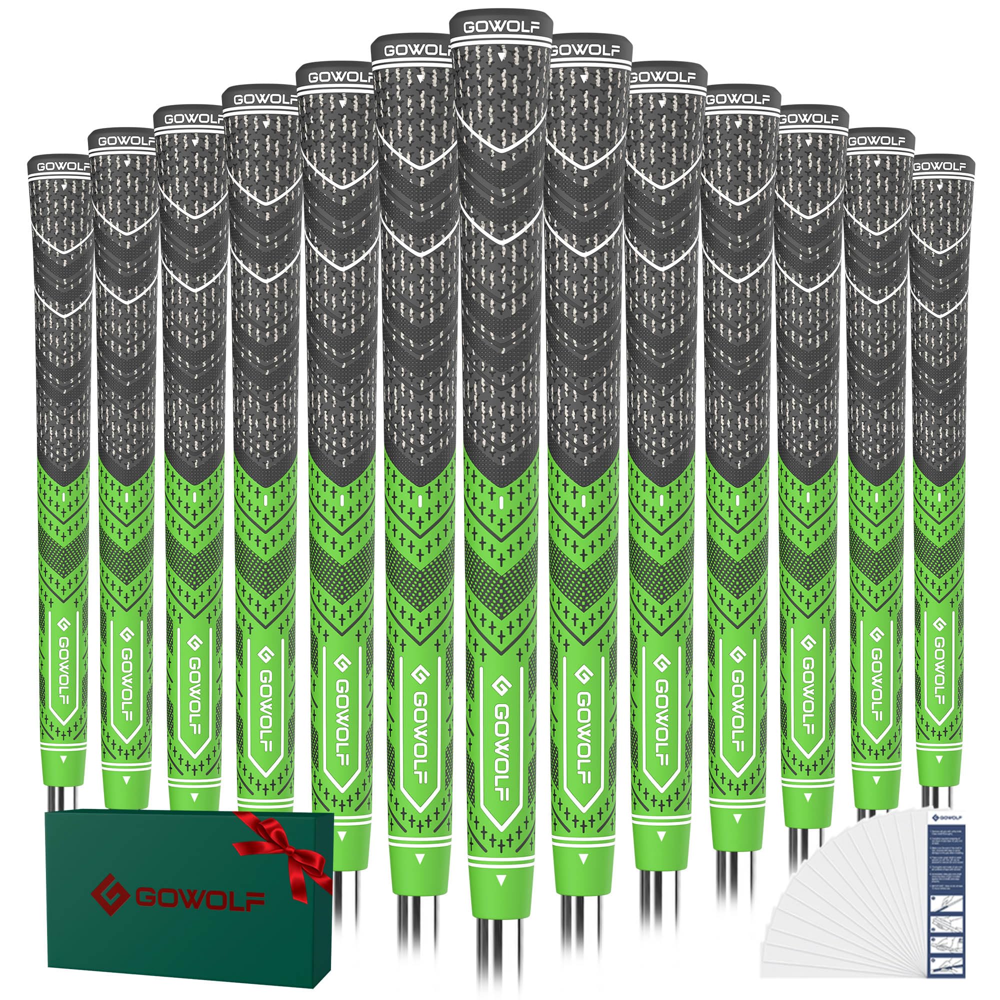 Gowolf Cord Rubber Golf Grips