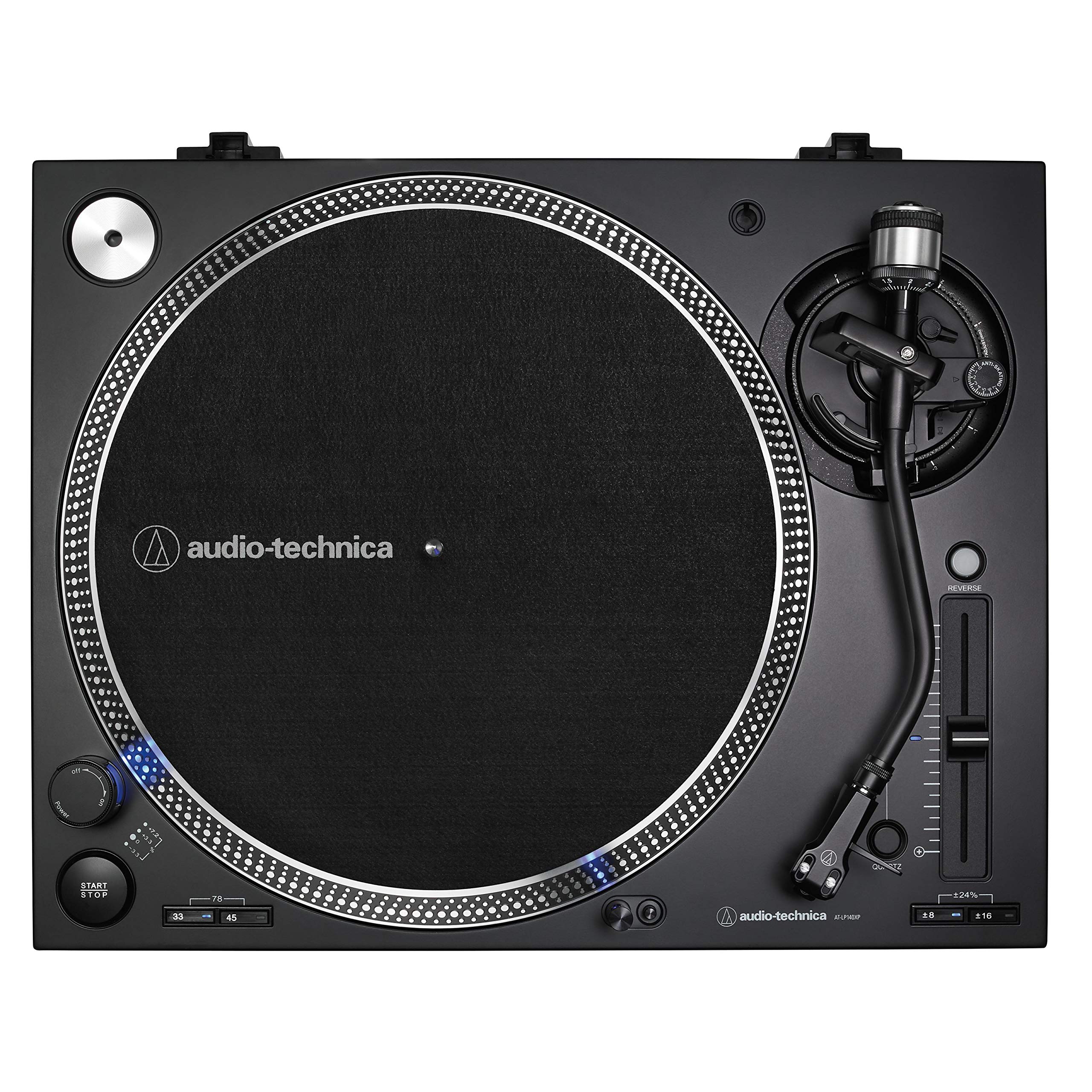 Audio-Technica AT-LP140XP Platine professionnelle à entraînement direct - Noir