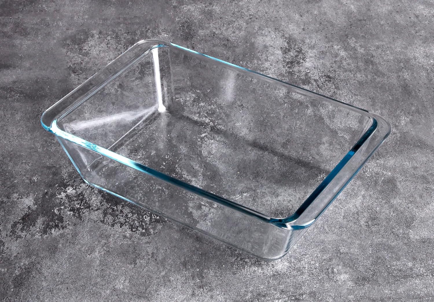 Deep Clear Glass Baking Dish, Rectangular Tempered Glass Baking Pan, The Larger casserole dish. -2.3 Liter image 4