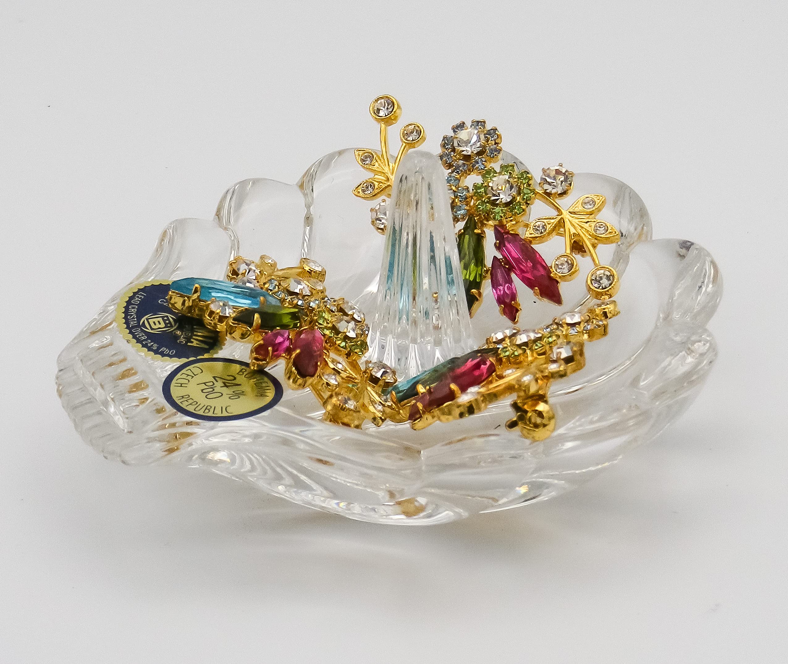 Amazon.co.jp: Bohemian Glass Crystal Ring Tray Amazon.co.jp: Bohemian Glass Crystal Ring Tray