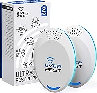 Vista 1 de Ultrasonic Pest Repeller (2-Pack) Plug in Flea Rat Roach Mosquito Cockroaches Rodent Spider Scorpion Fruit Fly Insect Indoor Plug Repellent
