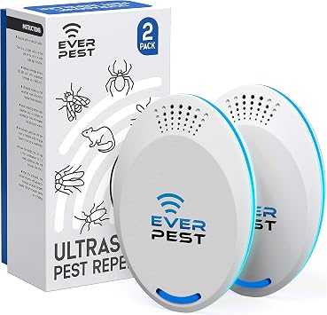 Ultrasonic Pest Repeller 2-Pack Plug in Flea Rat Roach Mosquito Cockroaches Rodent Spider Scorpion Fruit Fly Insect Indoor Plug Repellent del Partido