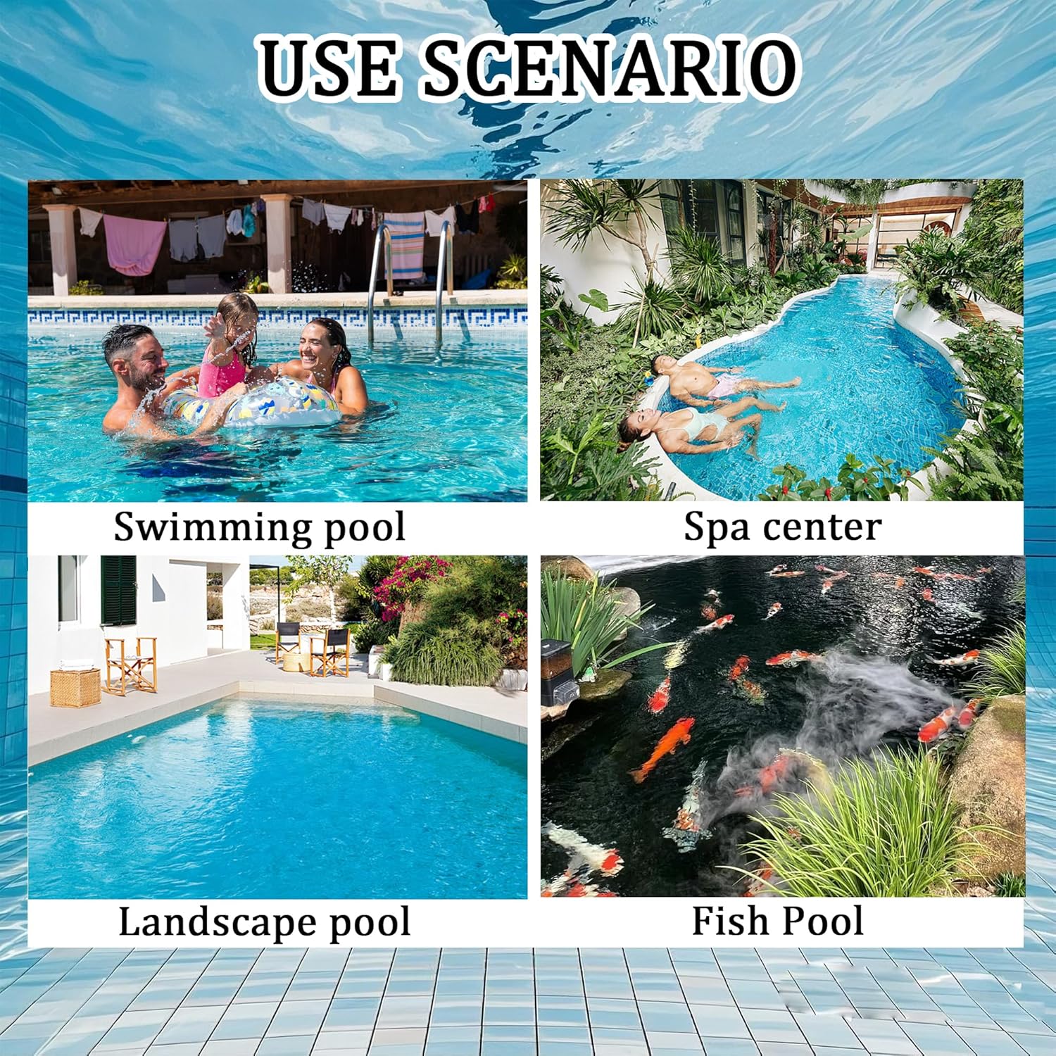 8 Pack 39 Inch Pool Vacuum Hose Compatible with MX6, MX8, MX6 Elite, MX8 Elite, Twisted Lock Swimming Pool Vacuum Hose for Swimming Cleaning, R0527700 Pool Cleaner Hose Replacement Parts (8pack)