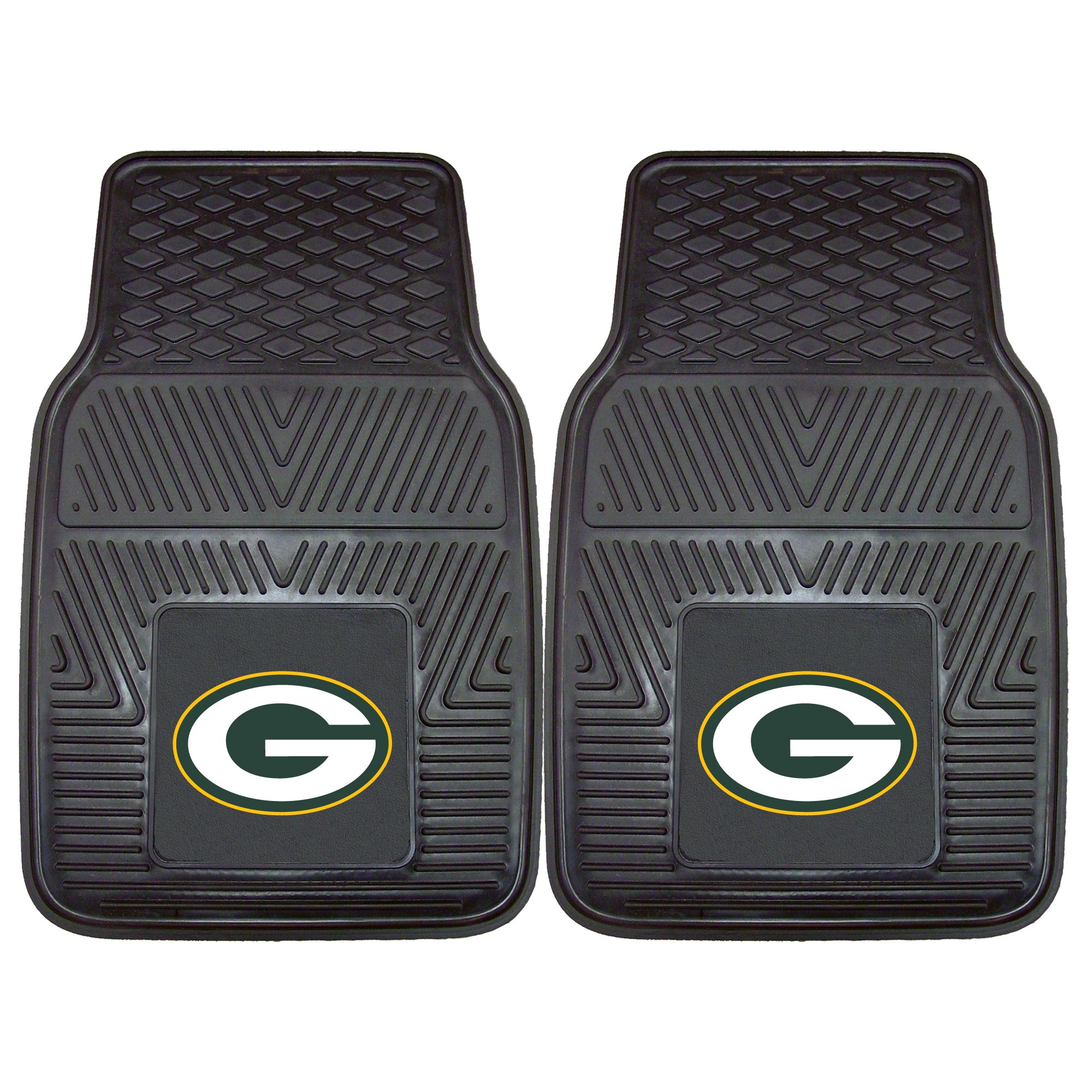 Amazon Com Fanmats 8756 Nfl Green Bay Packers Vinyl Heavy Duty Car Mat Automotive