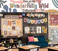 Vista 9 de Teacher Created Resources Tela de clase creativa Golden Textile para tablones de anuncios de aula, almohadas, cortinas y manualidades (TCR77430)