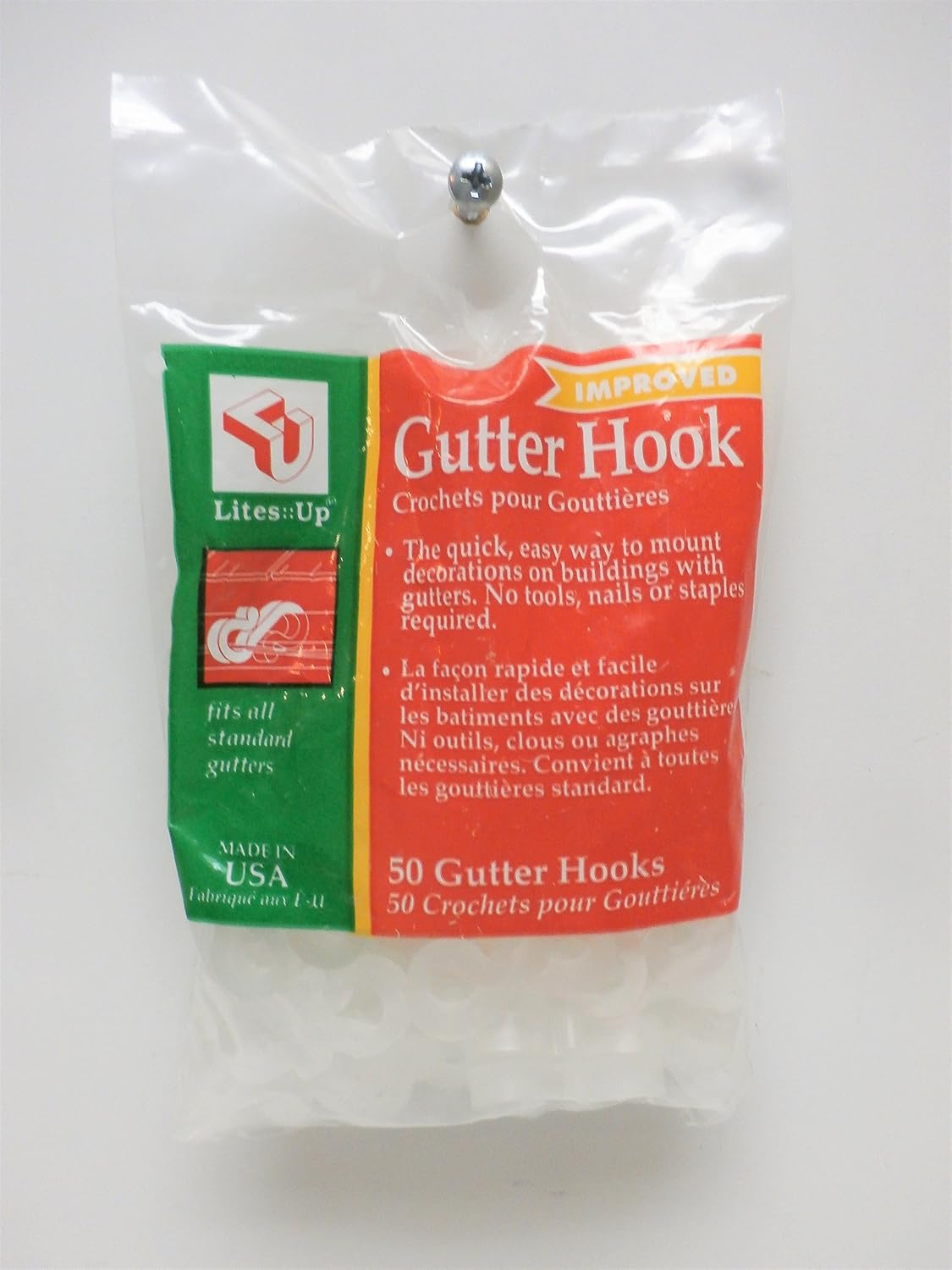 LITES UP 50 GUTTER HOOKS Everything Else