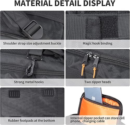 Miniatura 4 de Bolsa para altavoces, mochila portátil para altavoces, estuche de almacenamiento de viaje para altavoces JBL 110120, mochila de transporte para