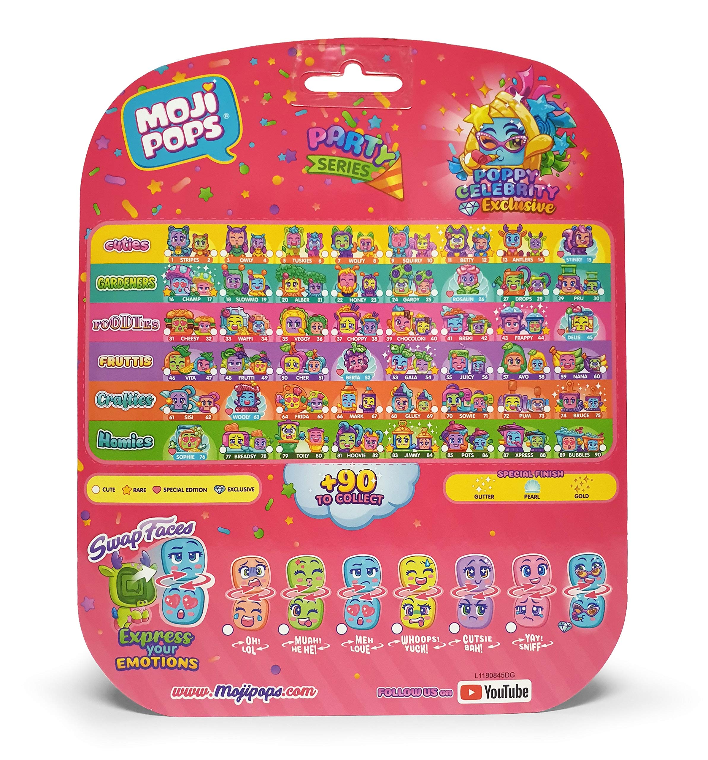 MOJI POPS Ruota Panoramica Giocattolo | Con 2 Figure Esclusive E Accessori | Luna Park Per Bambini 3+ | Gioco Creativo Con Emoticon | Idea Regalo