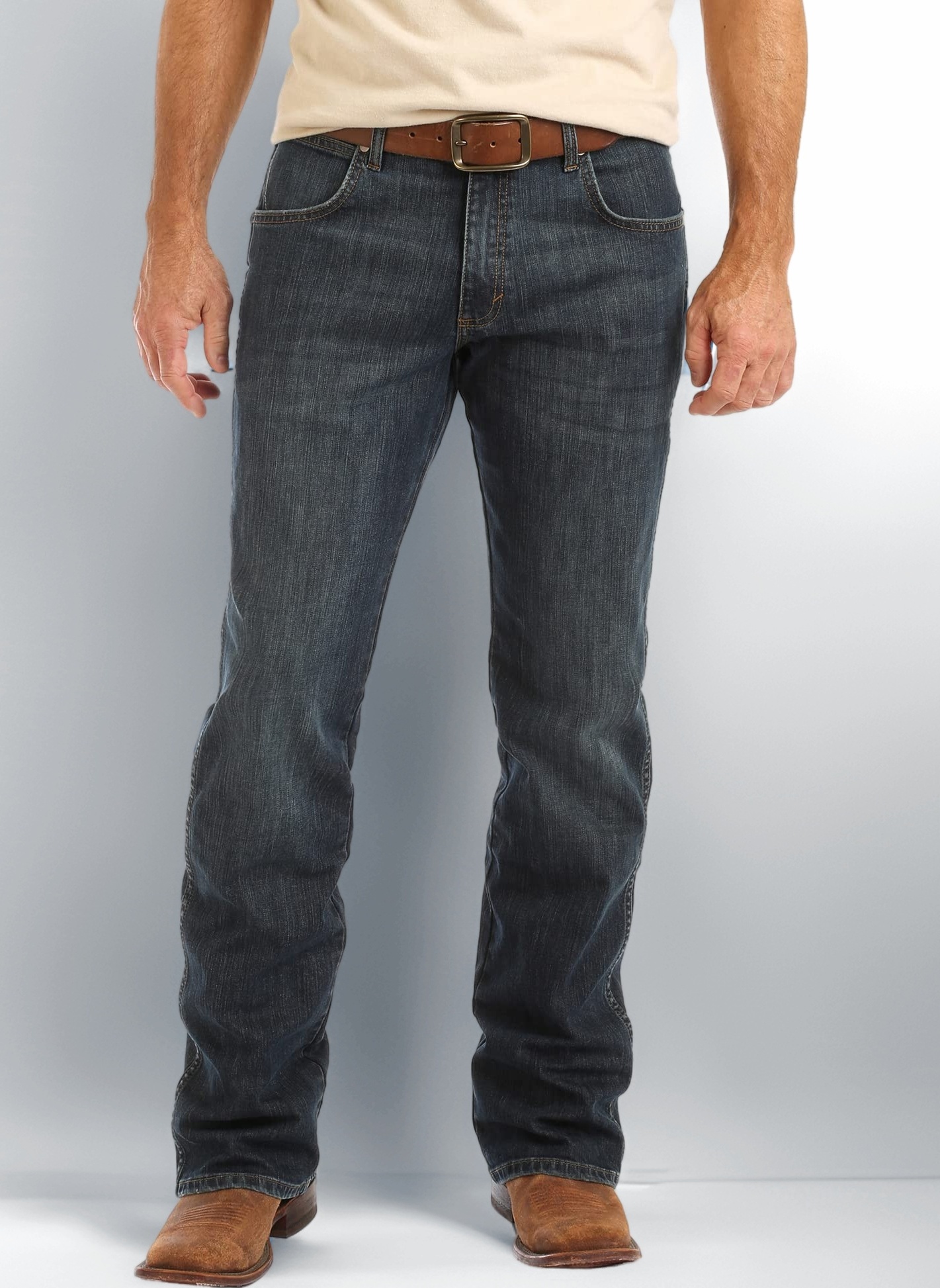 Men's Retro Relaxed Fit Boot Cut Jean