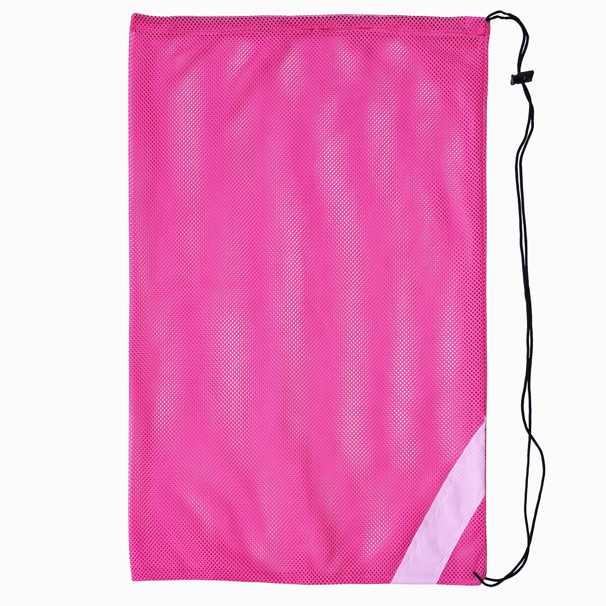 Flow Mesh Gear Bag - Drawstring Swim Bags for Swimming Equipment Available in 8 Awesome Designs (Pink)