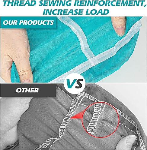 Miniatura 2 de Bolsa de lavandería, paquete de 2 bolsas de lavandería de viaje para ropa sucia, bolsas de lavandería grandes para acampar y viajar, bolsa de viaje