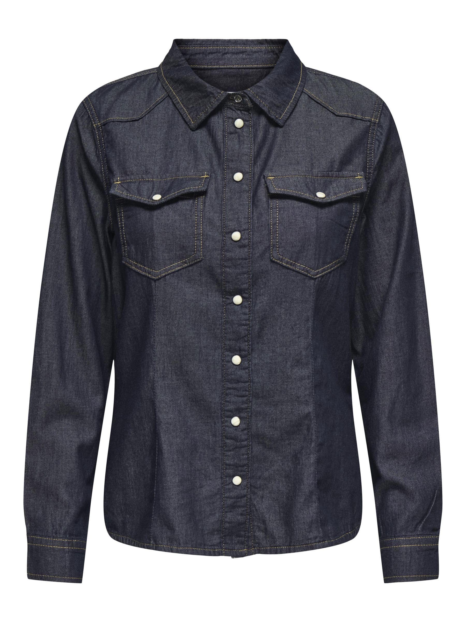 Onlalexa L/S DNM Shirt Ana Noos