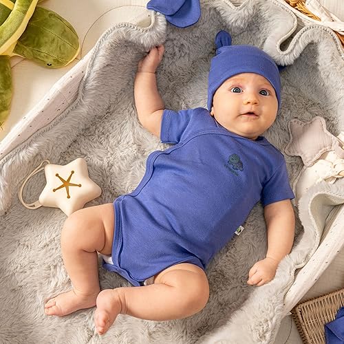 Miniatura 6 de Juego de canastilla de 100% algodón orgánico para recién nacidos, 10 piezas, 0-3 meses, unisex, ropa para bebés, niñas, bebés, niños y bebés,