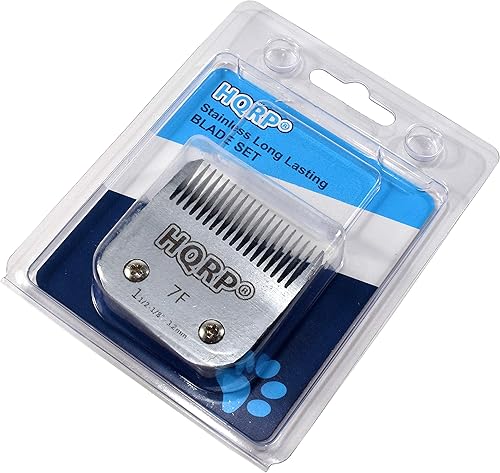 HQRP Cuchilla cortadora de animales de tamaño 7F compatible con Oster Litio-Ion Volt 078004-000-000 Pet Grooming