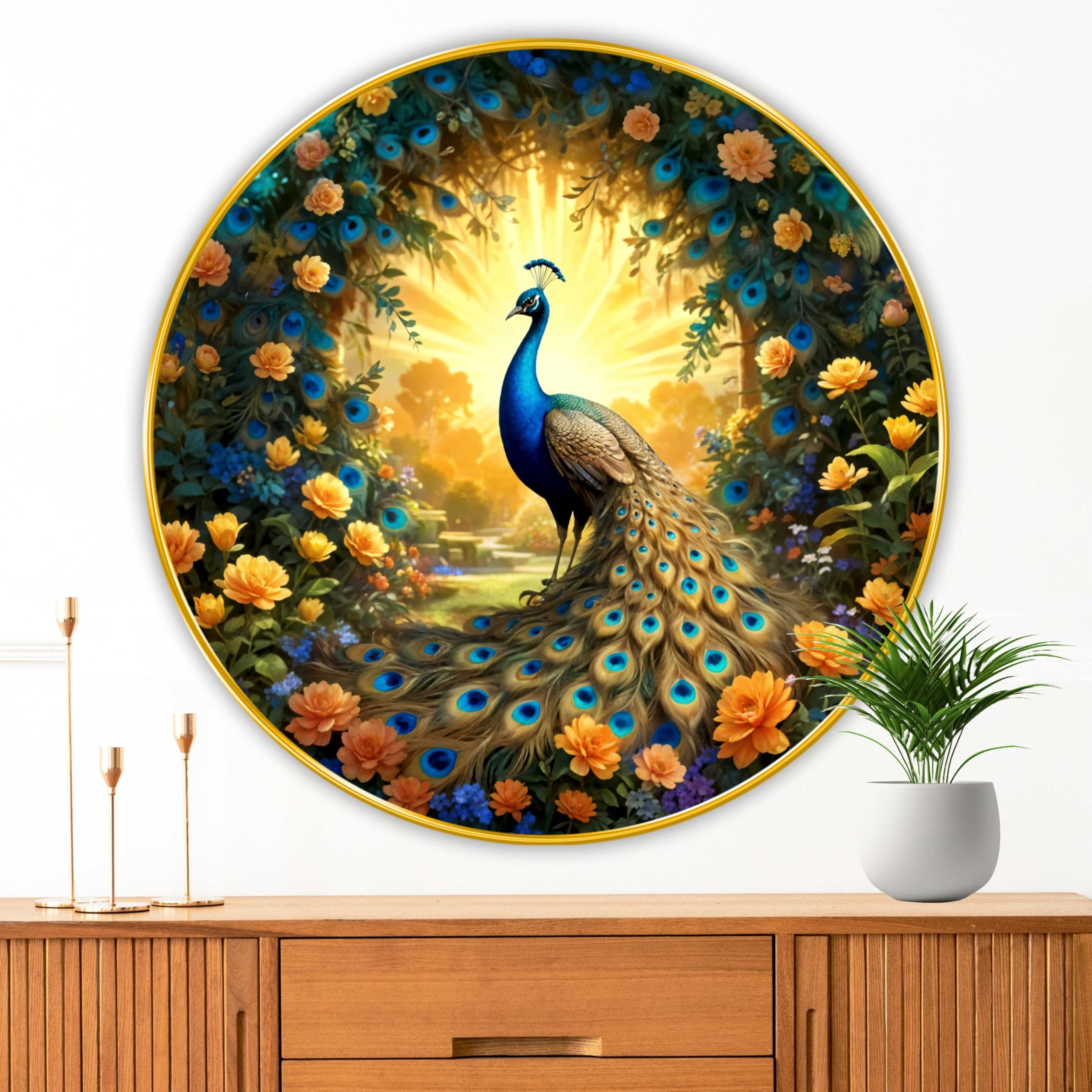 Livin'luxe Abstract Bird Painting - Modern Art -11