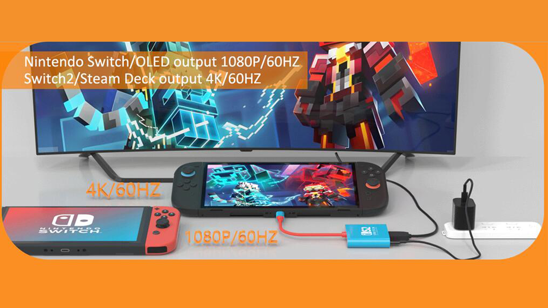 Amazon.com: Switch 2 Docking Station for Nintendo,Switch Dock