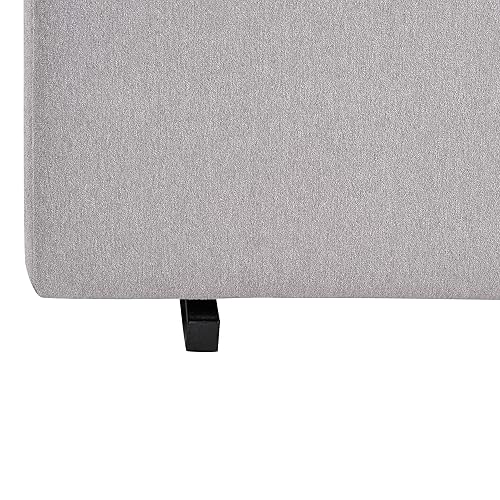 Miniatura 8 de DaVinci Otomana universal deslizante en gris con ribetes crema, oro Greenguard y certificado CertiPUR-US Gery Con Tubería De Crema,Crema,Gris (Misty