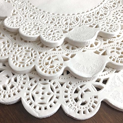 Miniatura 2 de 150 piezas blancas a prueba de grasa, redondas de tamaño surtido de 6 pulgadas, 8 pulgadas, 10 pulgadas