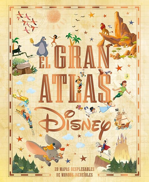 Portada de El gran atlas Disney