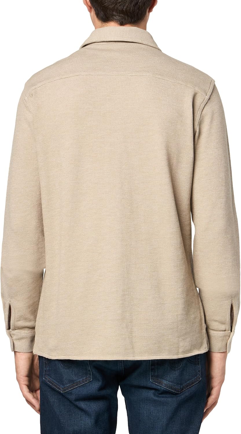 Club Monaco Men's Men's Relaxed Waffle Knit Button Down Shirt
