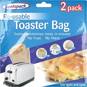Sealapack SAP010-24 Toaster Bag, Plastic, Silver