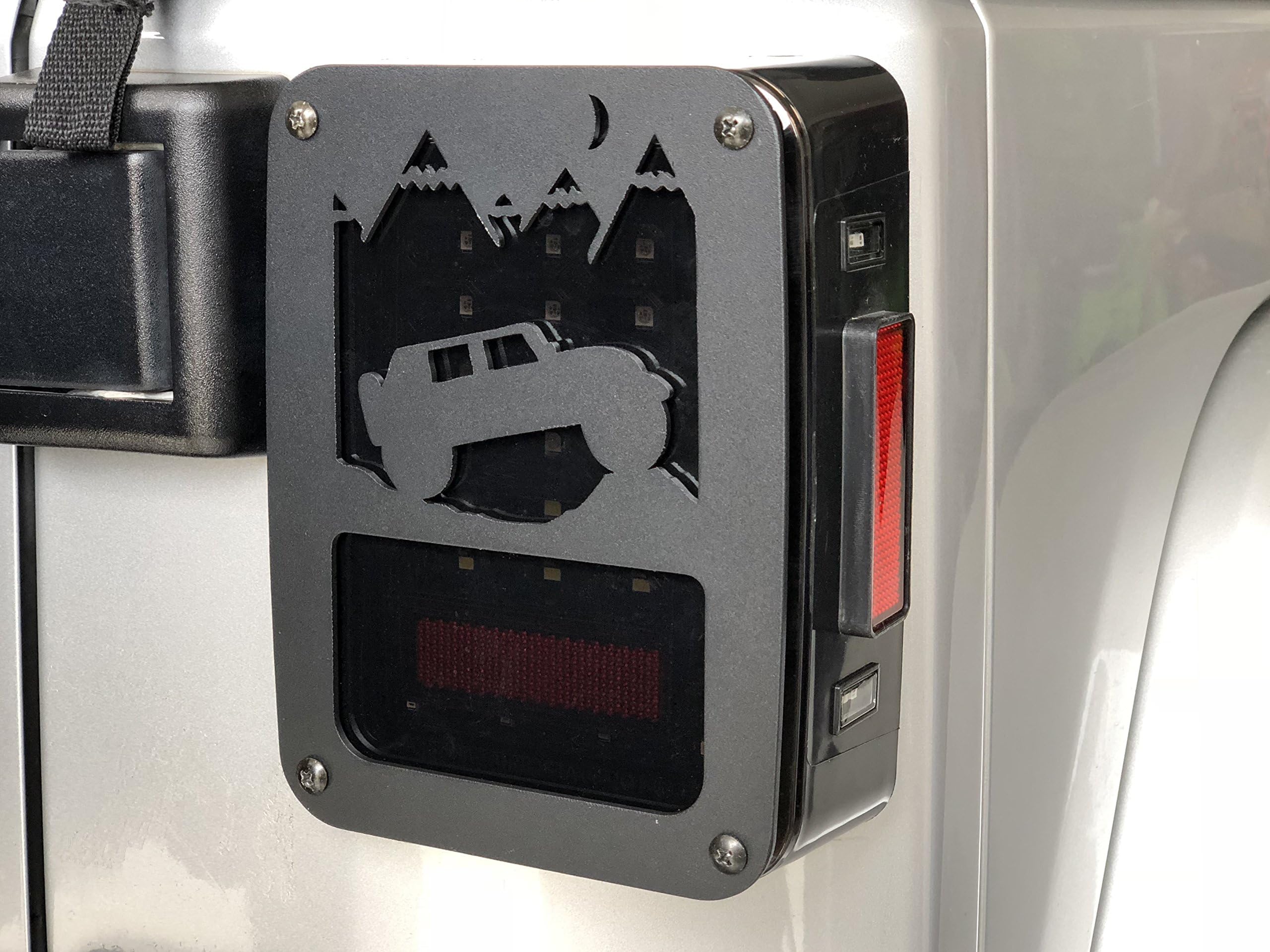 BMS Jeep Wrangler JK/JKU Tail Light Guards (Hill)