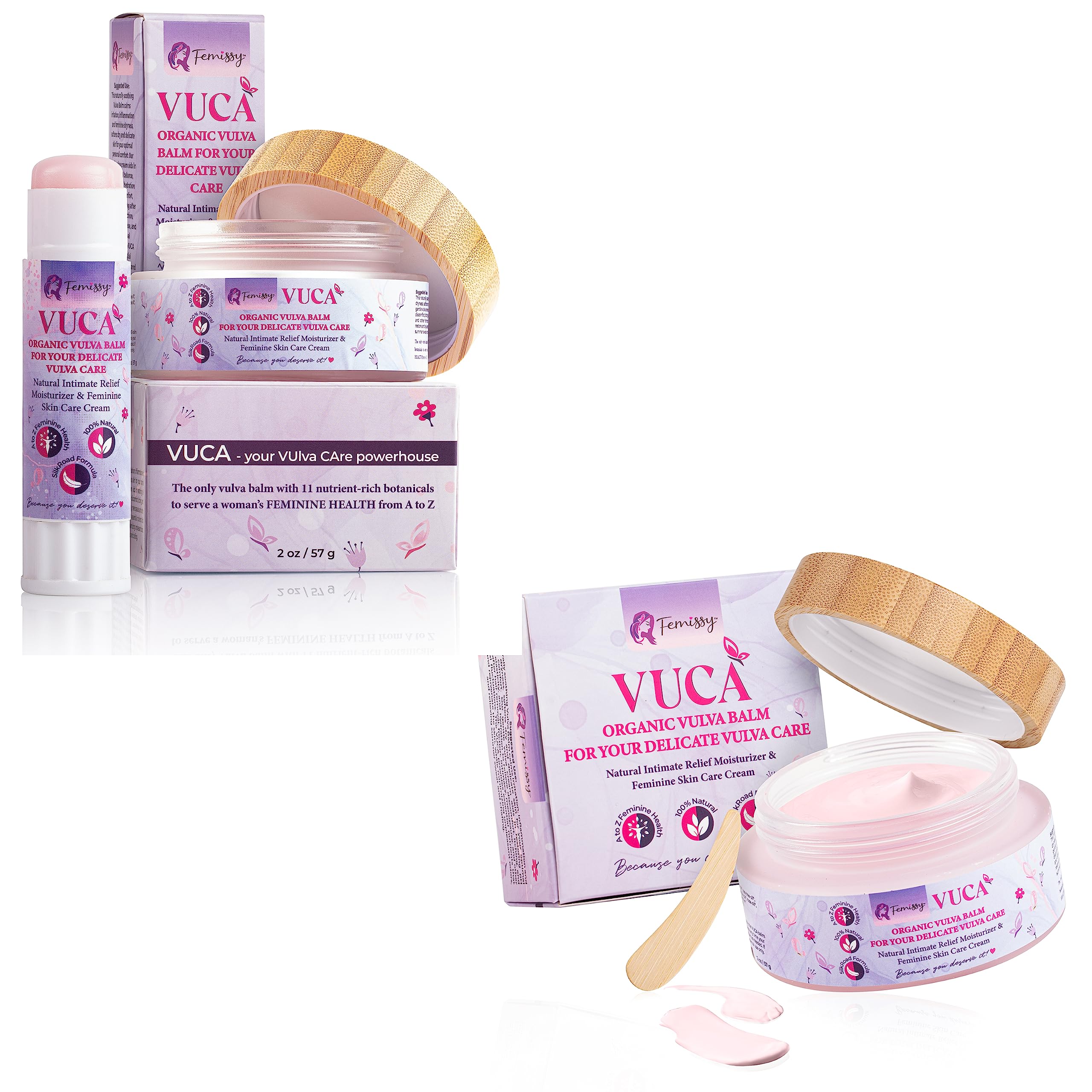 Vulva Balm 2 pcs Bundle 2 2 0 5 oz Vulva Cream Vulva Moisturizer for Women Yoni Cream