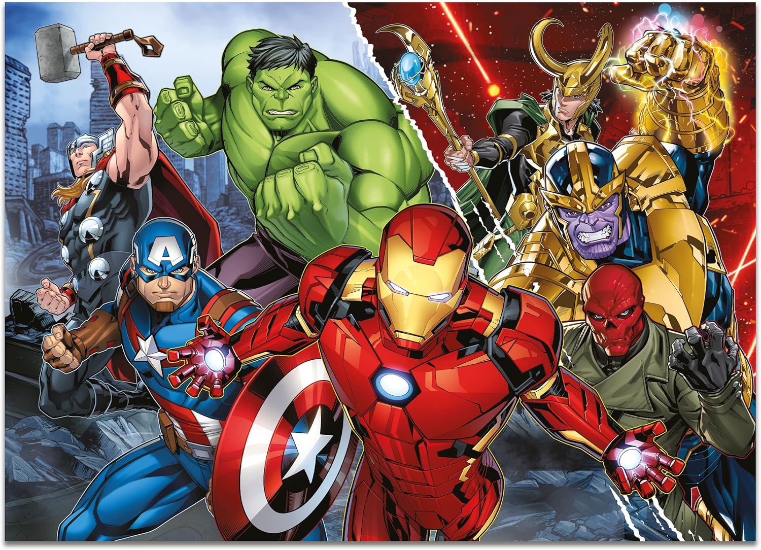 Lisciani Giochi Marvel Puzzle DF Maxi Floor 108 Avengers, 99771