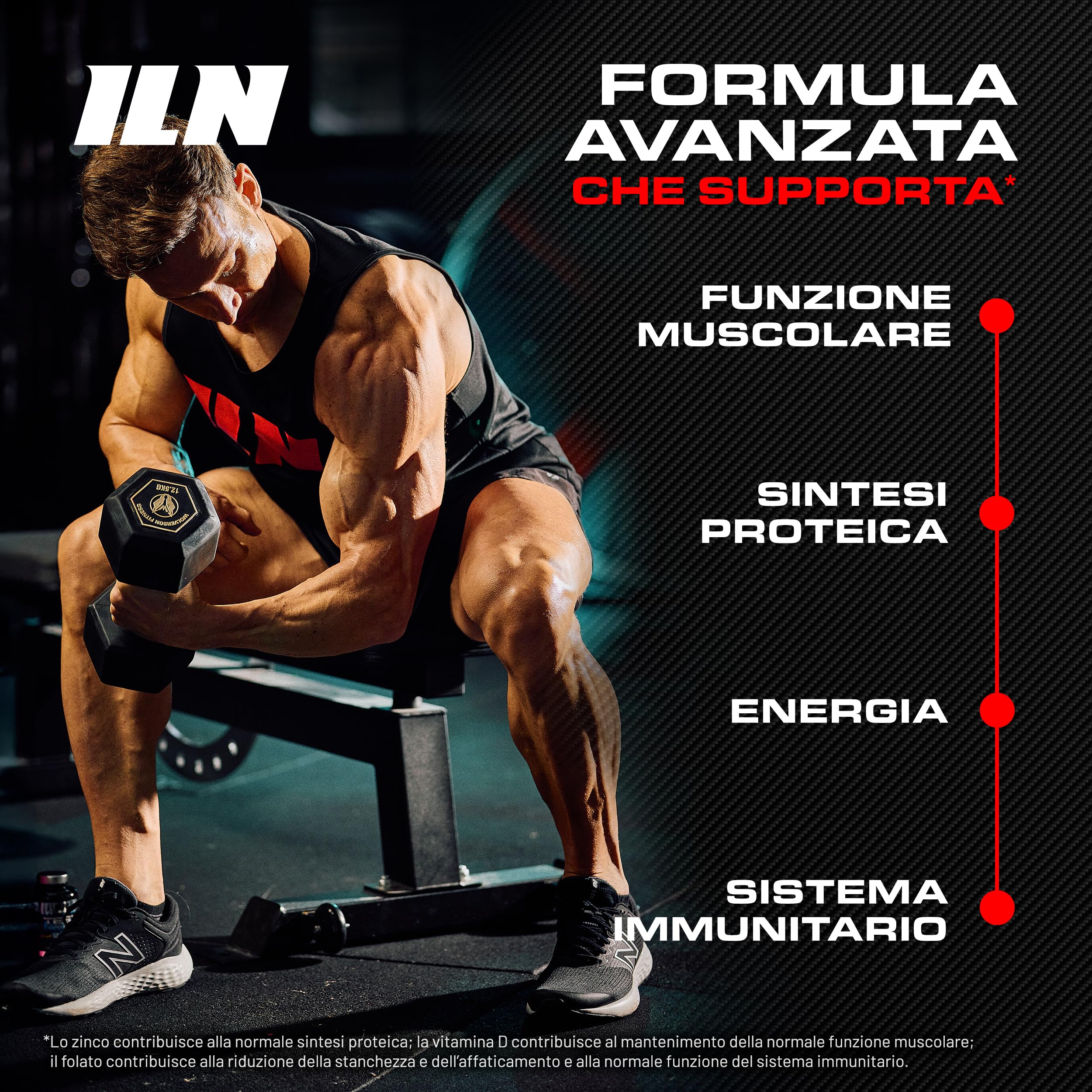 Test Xtreme Gommose Uomo - Booster Alta Potenza con Maca 30:1, Ginseng, Zinco - Senza Zucchero, Frutti di Bosco - 120 Gommose Vegane