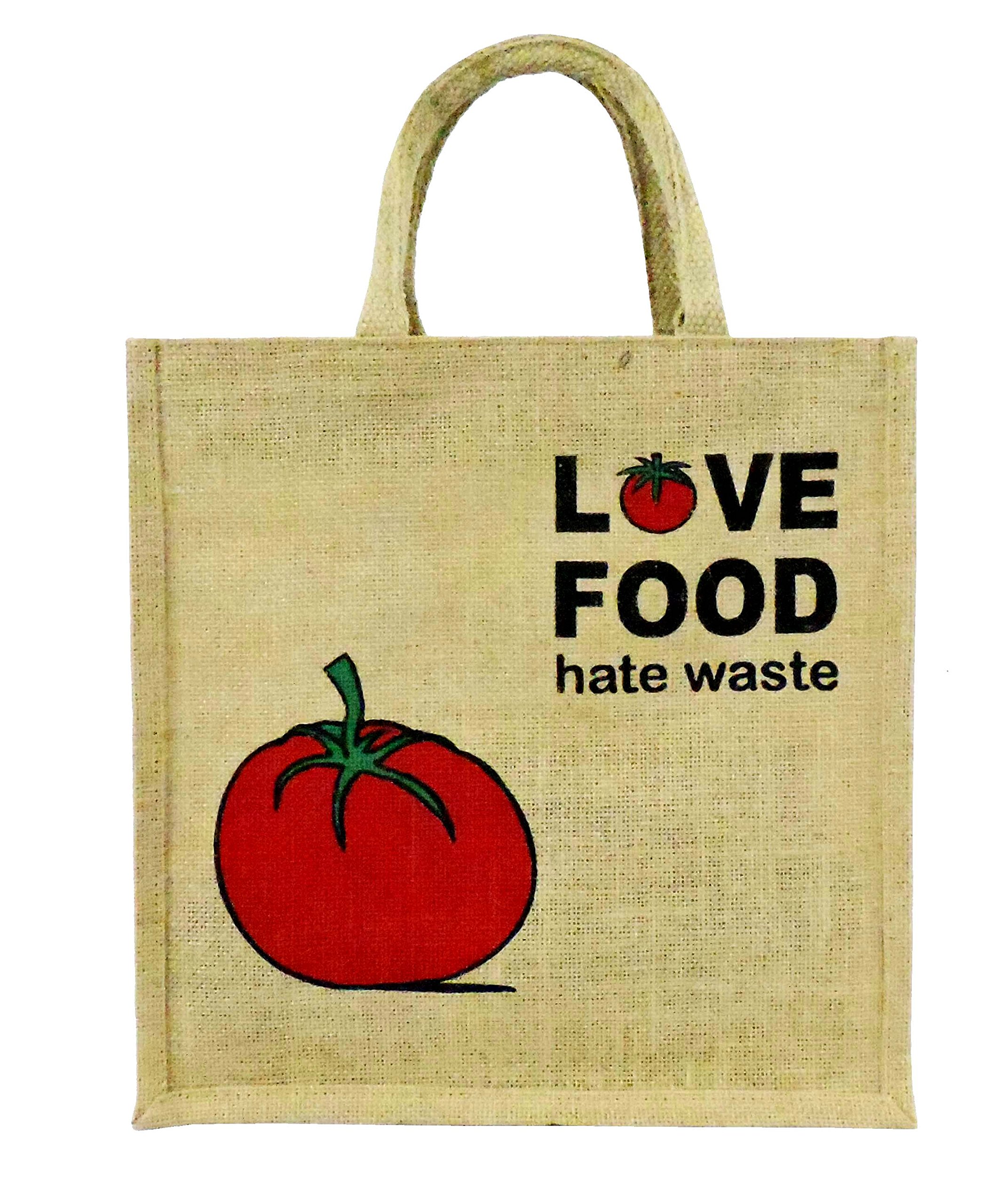 Classy Style Love Food Hate Waste Jute (lunch Bag) … (B01N2PA4P3) Amazon Price History, Amazon Price Tracker