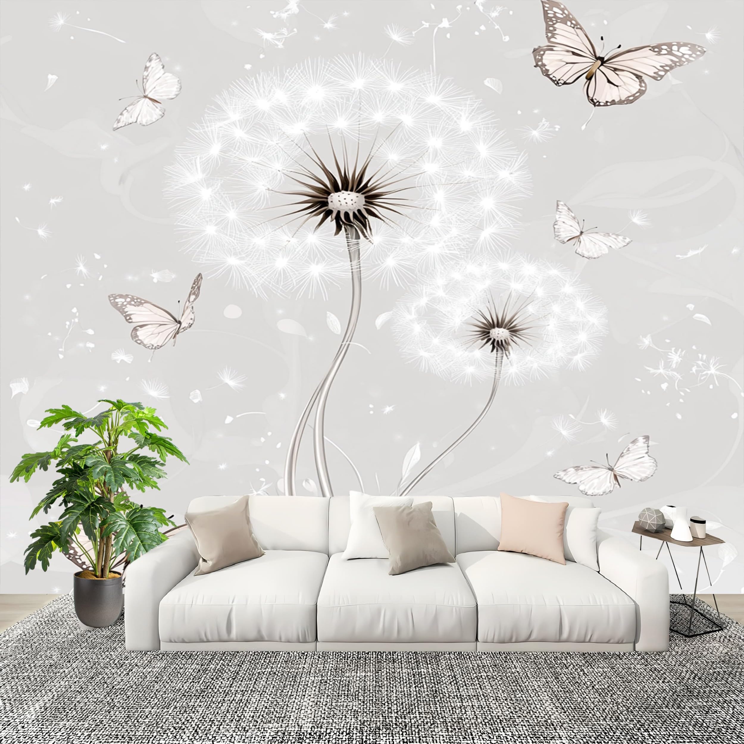 Papier peint panoramique enfant RêVeur gris 350x256 cm