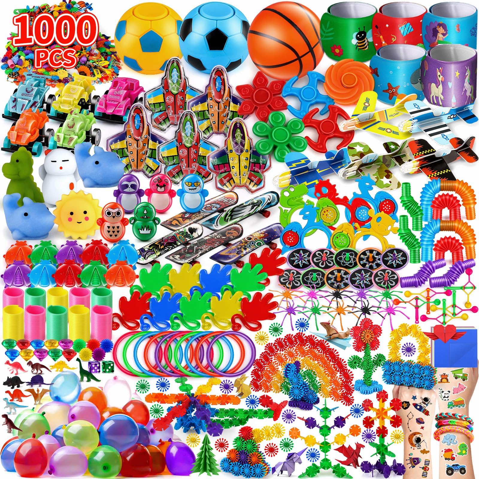 Party Bag Children's Birthday Toy Pack of 1000 Small Party Favours Children Give Aways Children's Birthday Party Favours Boys