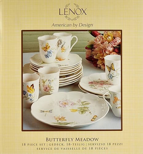 Miniatura 2 de Lenox - Juego de vajilla de 18 piezas Butterfly Meadow 6342794