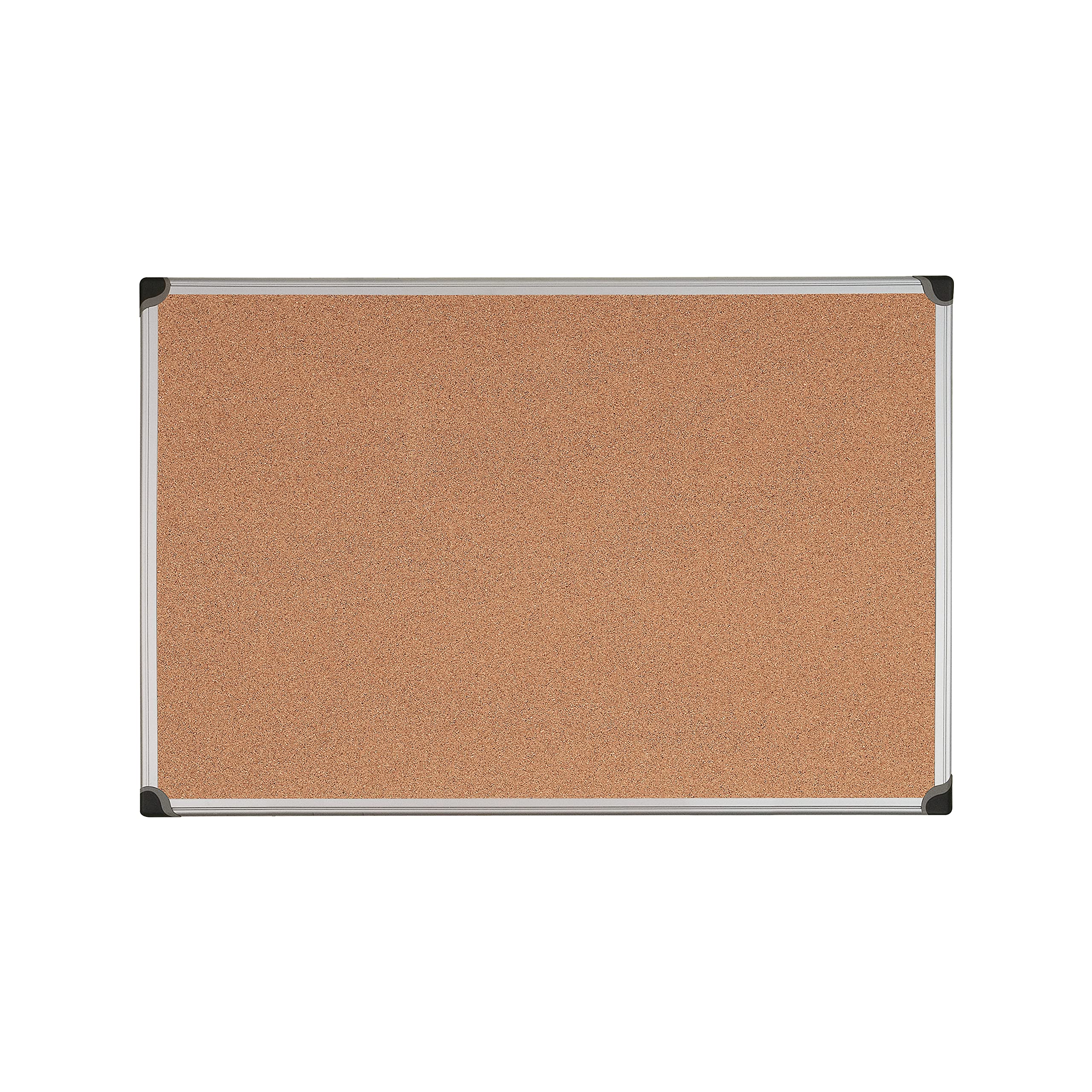 Bi-Office Maya W - Tablero de corcho con marco de aluminio, 120 x 90 cm